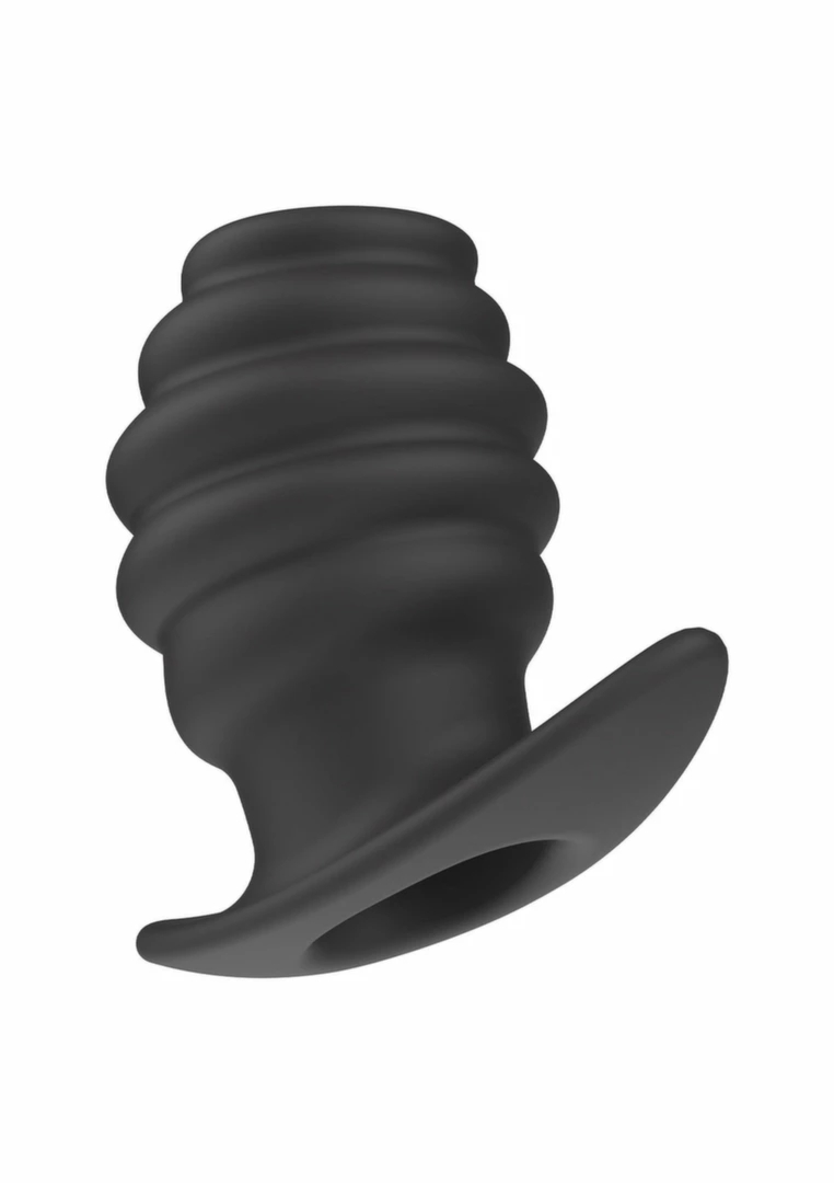 Extreme by Hidden Desire Invader Open Plug Medium – silikonowy, anatomiczny, czarny