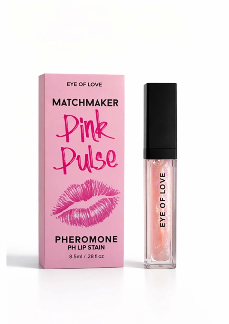 Pink Pulse Pheromone Lip Gloss 8ml – błyszczyk z feromonami, efekt pH, lusterko, LED