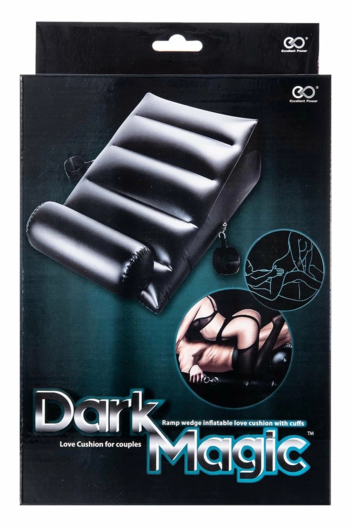 Dark Magic Ramp Wedge Poduszka Nadmuchiwana z paskami mocującymi i zestawem naprawczym