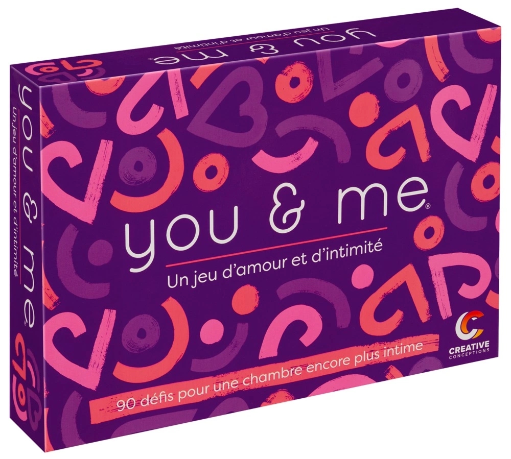 You & Me gra dla par wersja francuska – 90 kart z zadaniami, akcesoria w zestawie