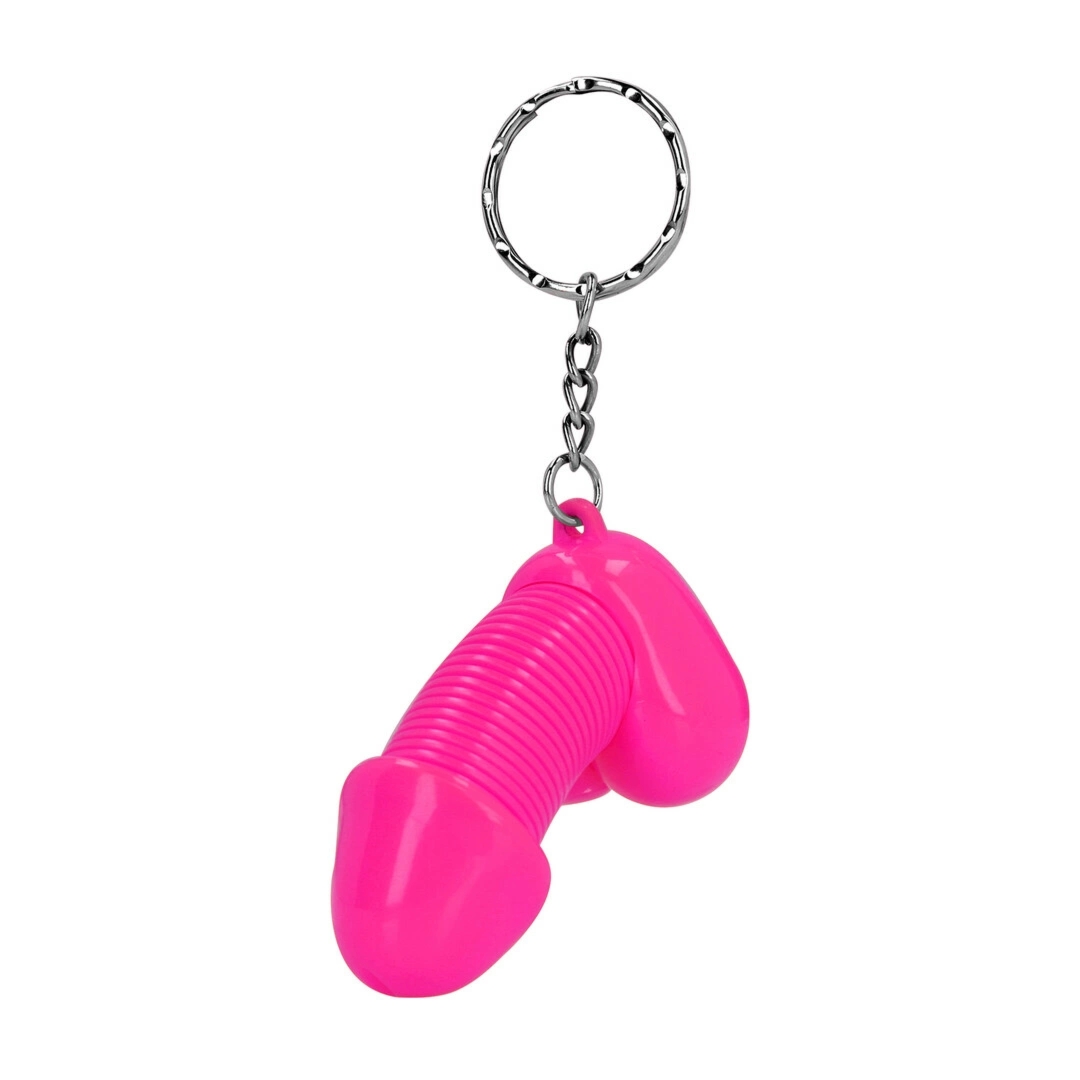 ToyJoy Super Peter brelok rożowy – dynamiczna figurka do kluczy, lekka konstrukcja