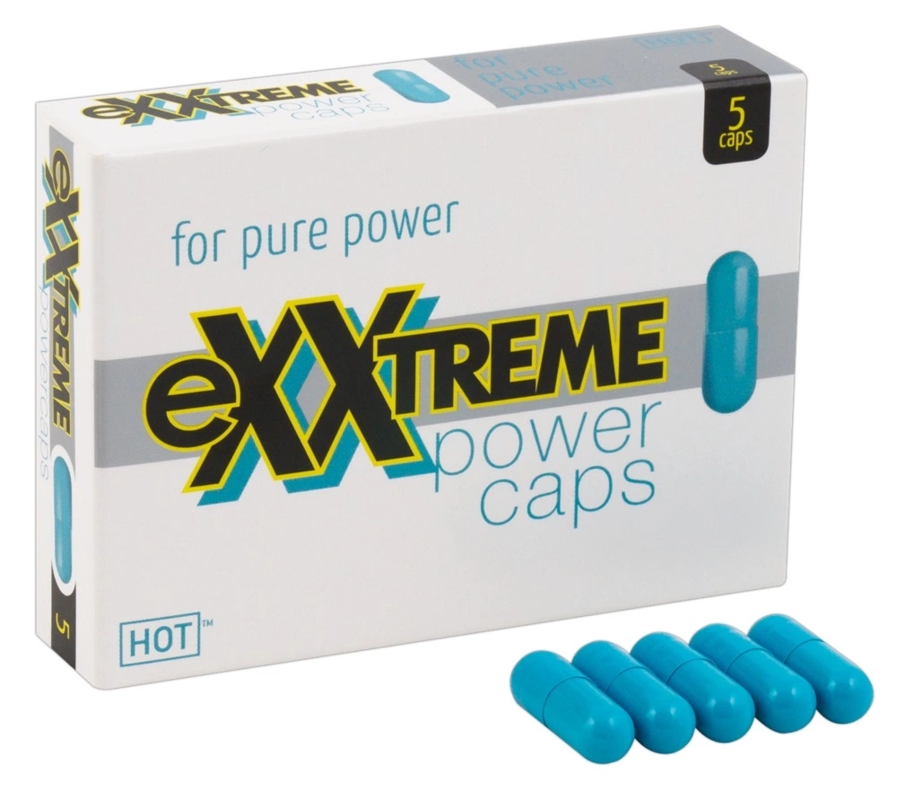 HOT eXXtreme Power Caps 5 kapsułek – suplement dla mężczyzn, wsparcie codziennej aktywności