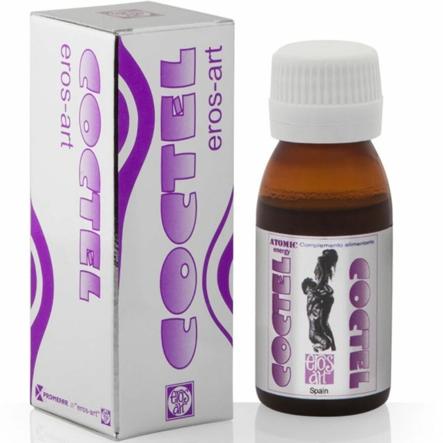 EROS-ART Drops of Love dla kobiet 60ml – koktajl roślinny z witaminami B i aromatem jagodowym