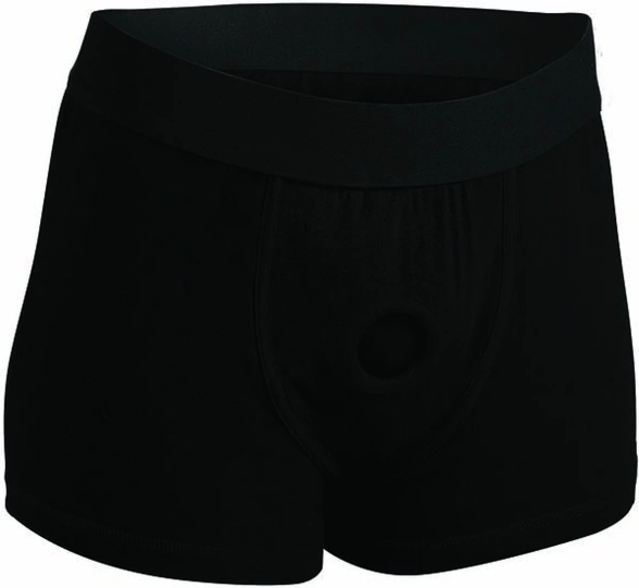 XR Brands Slipki Active Style XXXL z uszczelniającym pierścieniem, czarne, bawełna
