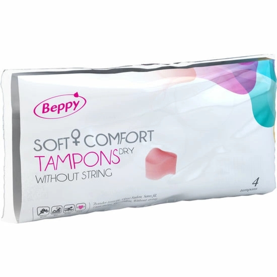 Beppy Comfort Soft tampony bez sznurka anatomiczne 4 szt. – komfort i dyskrecja