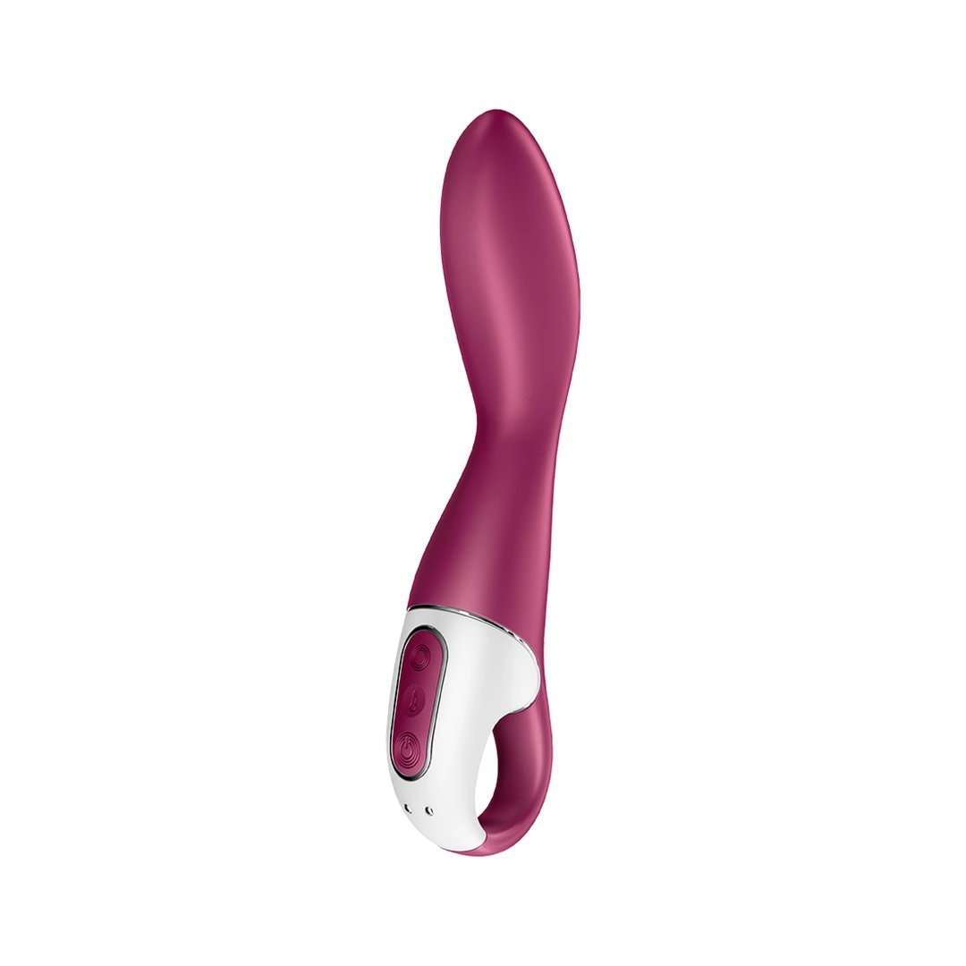 Satisfyer Heated Thrill zakrzywiony model z funkcją podgrzewania, 12 programów, fioletowy