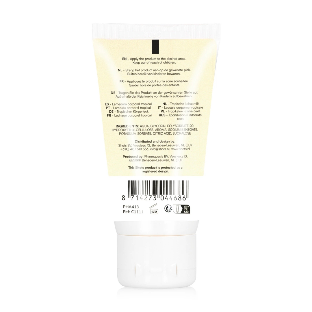PharmQuests Tropical Body Lick żel do ciała 50 ml, tropikalny aromat, pielęgnacja i masaż