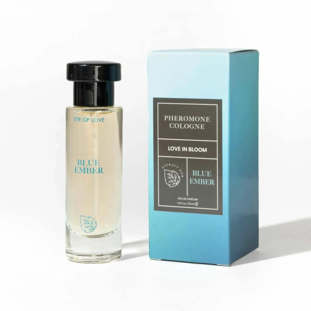 Eye of Love Blue Ember – perfumy z feromonami dla mężczyzn 30ml, lawenda i cedr