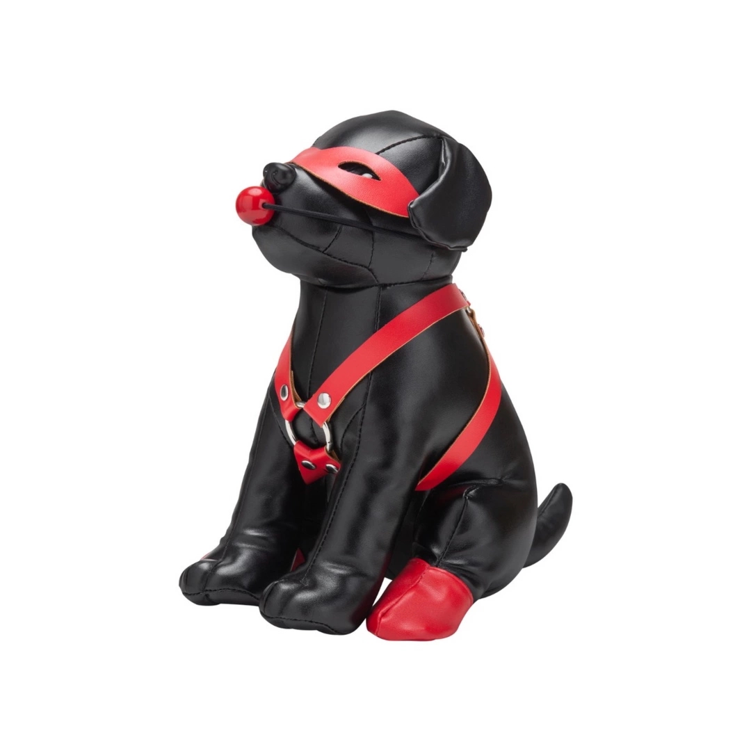 Prowler Red Booted Up Bandit figurka szczeniaka kolekcjonerska z maską i uprzężą, czerwona