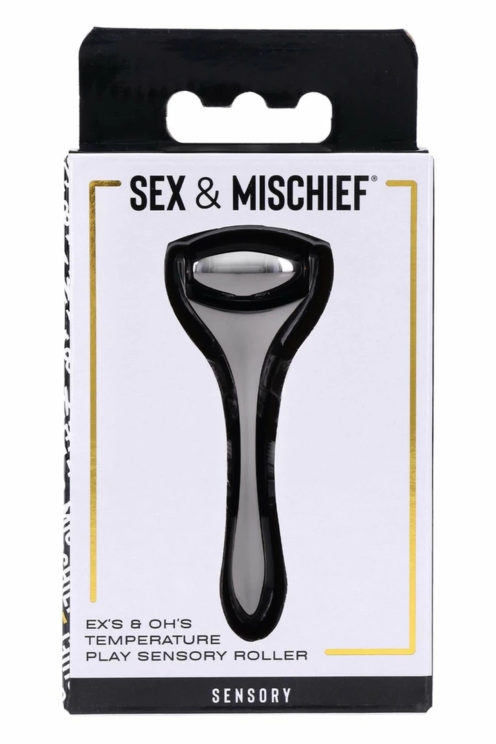 SPORTSHEETS EX'S AND OH'S Sensory Roller metalowy wałek do masażu, gunmetal