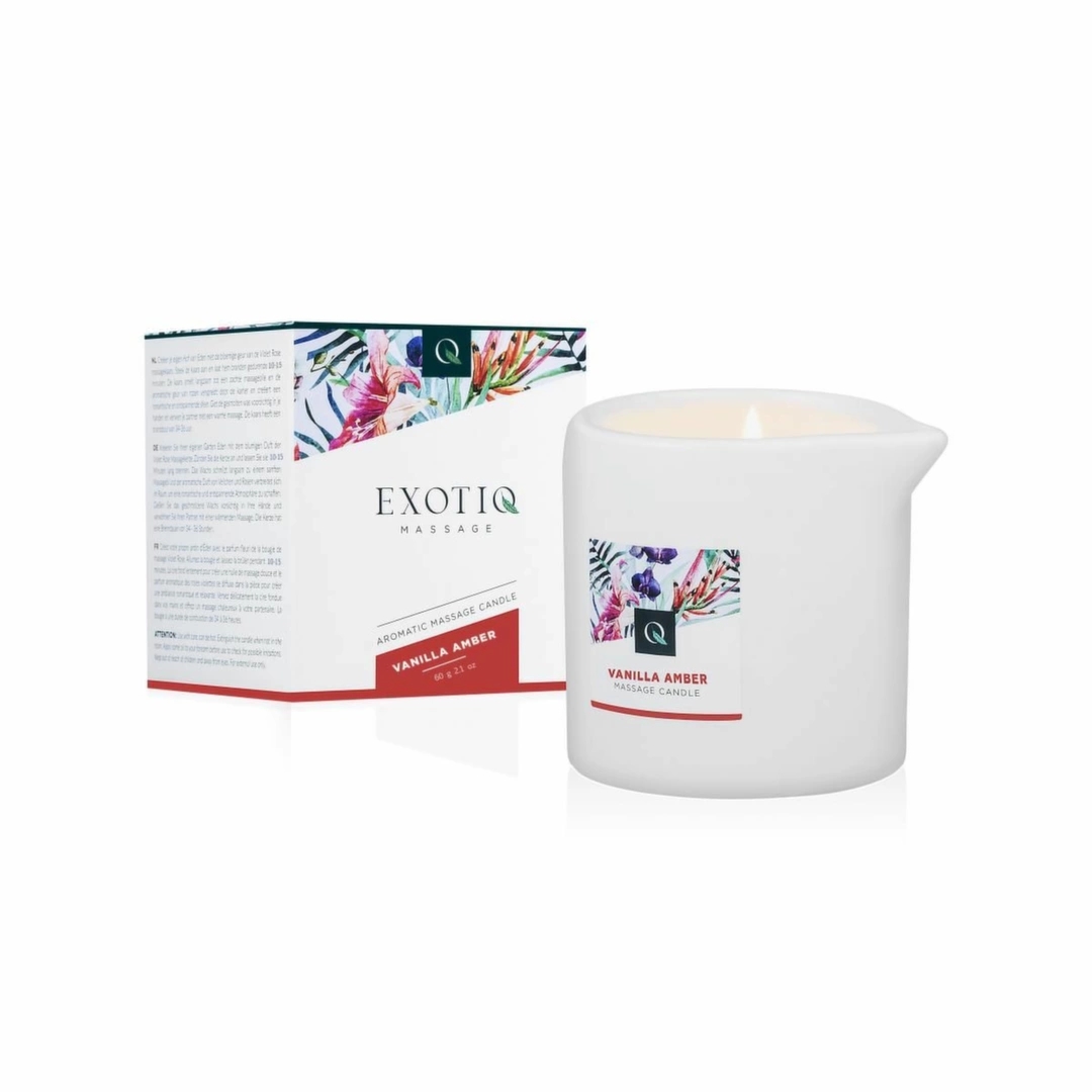 Exotiq Massage Candle Vanilla Amber 60g świeca do masażu o zapachu wanilii i bursztynu