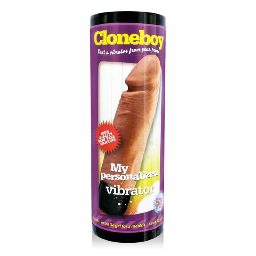 Cloneboy Vibrator Nude – zestaw do tworzenia modelu z wibracją, żel 3D, silikon, instrukcja