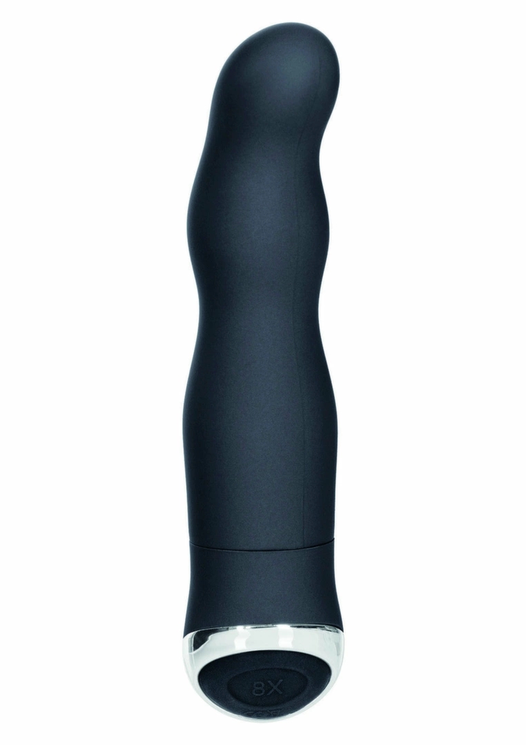 CalExotics Classic Chic Curve 8-Function kompaktowy masażer z zakrzywioną końcówką