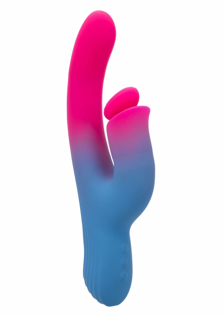 Dual Stimulator Thrusting Vibrator – silikonowy model IPX7, 1000 kombinacji, ładowanie USB