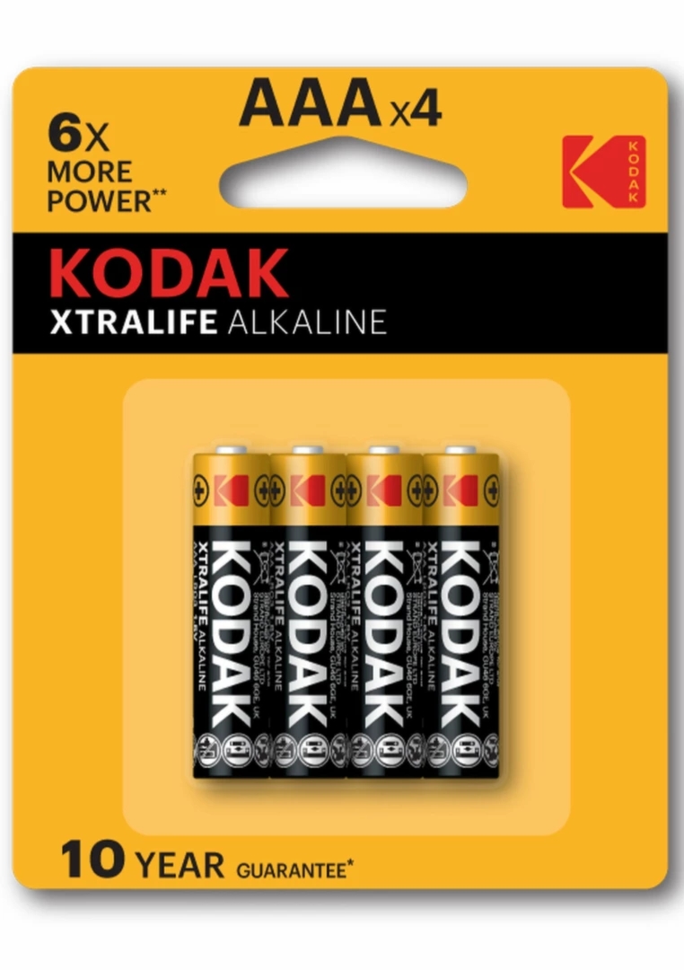 Kodak XTRALIFE Alk AAA 40 szt. wydajne baterie alkaliczne, opakowanie zbiorcze