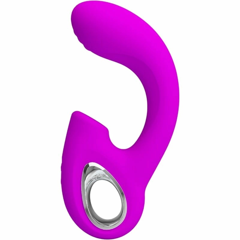 Pretty Love Sibel BI-300098 – masażer punktu G i stymulator, 10 wibracji, 10 stukania, fioletowy, USB
