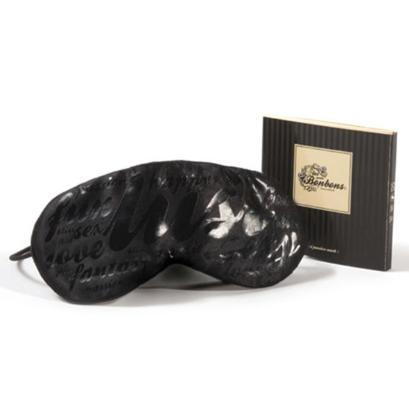 SexShop - Les Petits Bonbons Blind Passion Mask – Czarna maska na oczy