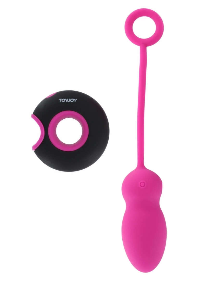 TOYJOY Embrace I – bezprzewodowe jajko sterowane pilotem, silikon klasy medycznej, 7 trybów, różowe
