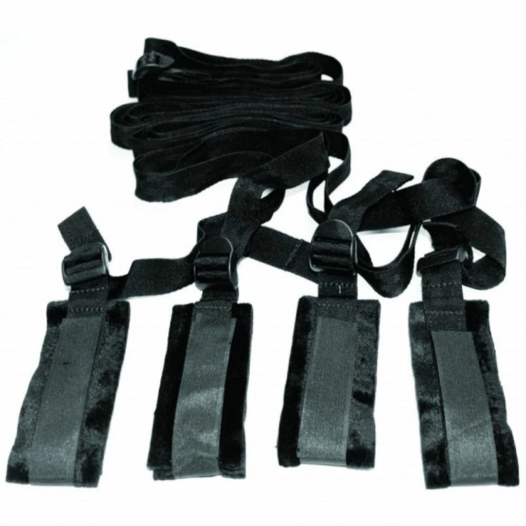 Sportsheets S&M Bed Restraint Kit uniwersalny system do krępowania 152 cm z regulacją