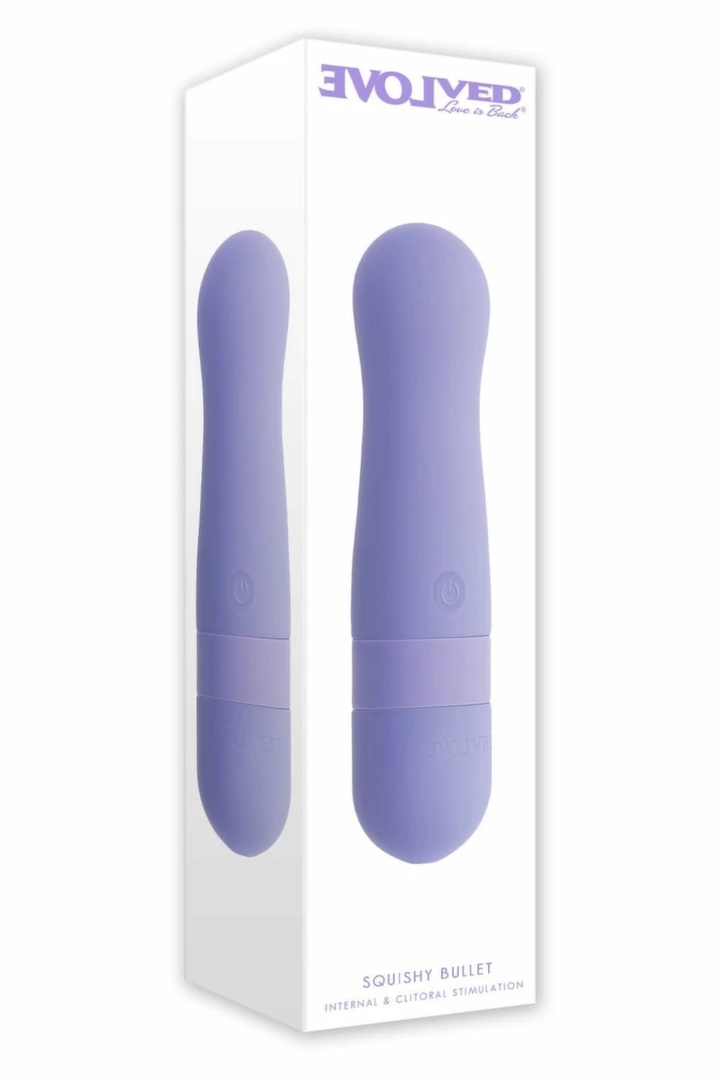 EVOLVED Squishy Bullet silikonowy mini masażer z miękką powierzchnią, 7 trybów, wodoodporny