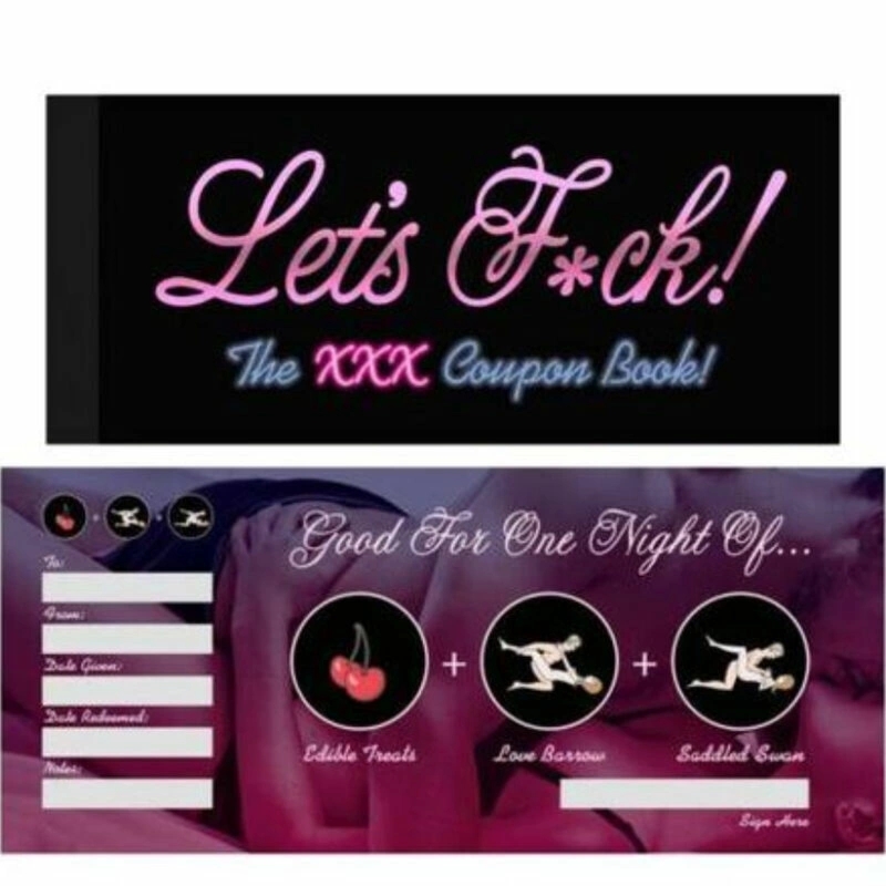 Kheper Games Let's F*ck – Zestaw 20 Kuponów dla Par, Wersja Angielska, Inspiracje na wspólny czas