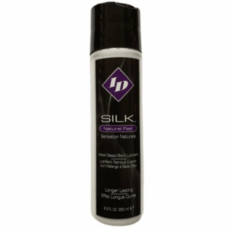 ID Silk naturalny hybrydowy lubrykant woda-silikon 250 ml, z jedwabiem i hialuronianem