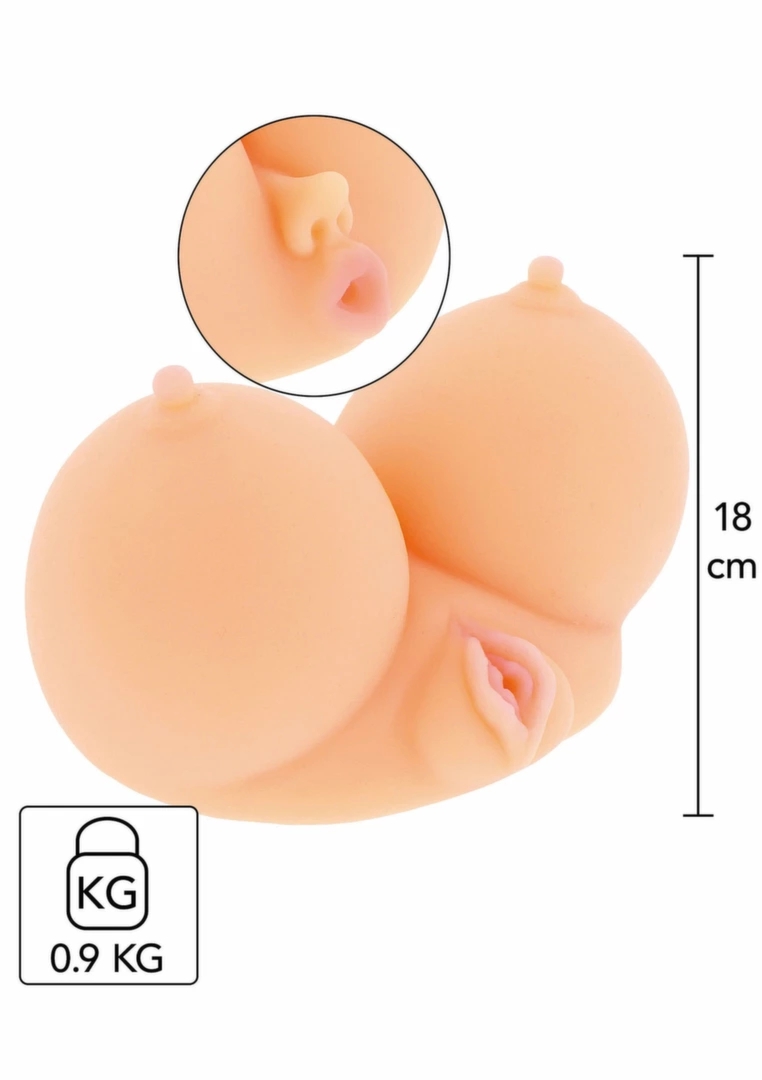 HIDDEN DESIRE BANGERS Busty Bimbo model anatomiczny z dużym biustem Realistic Love Skin