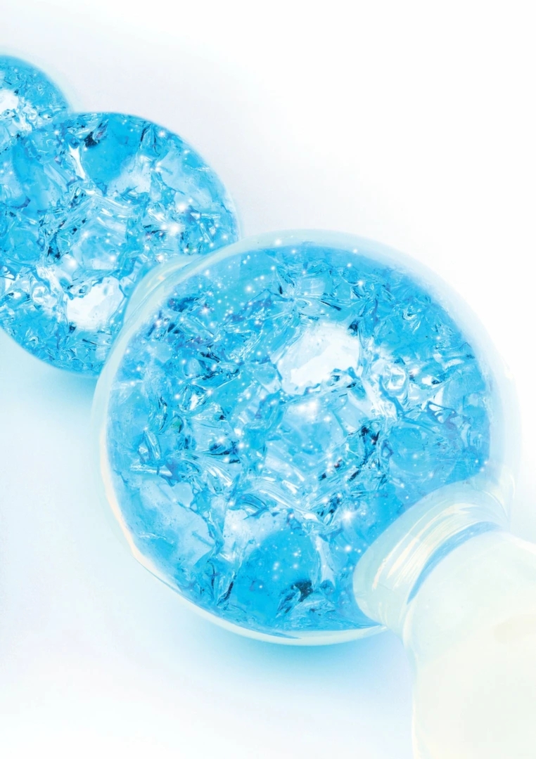 ToyJoy Crystal Trio Medium silikonowy korek z kryształową strukturą, pierścień, średni