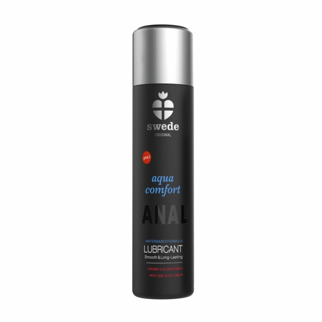 Swede Aqua Comfort Anal 120 ml – wodny żel nawilżający o neutralnym pH, bez parabenów