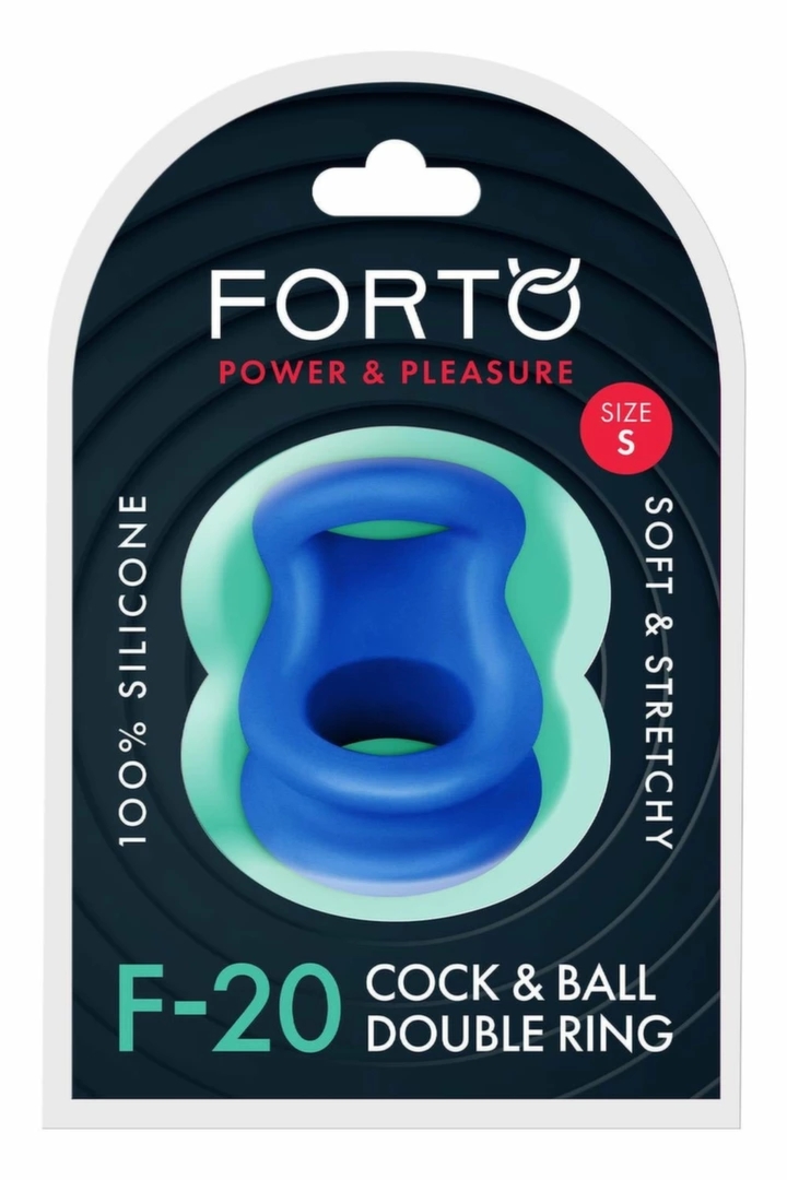 FORTO F-20 Ball Stretcher Small niebieski silikonowy pierścień anatomiczny