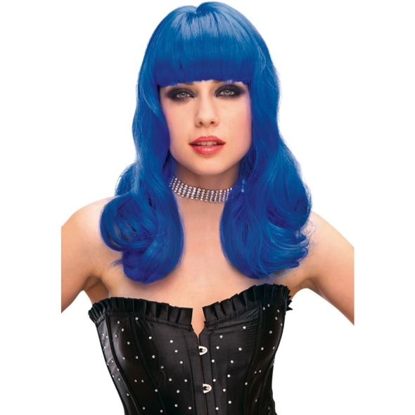 SexShop - Peruka Pleasure Wigs - model Perry Wig Blue - online
