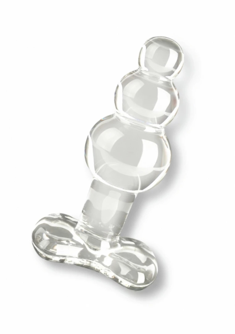 TOYJOY Crystal Anal Jewel szklany model anatomiczny z ozdobnym kryształem, kolekcja GLASS WORXX