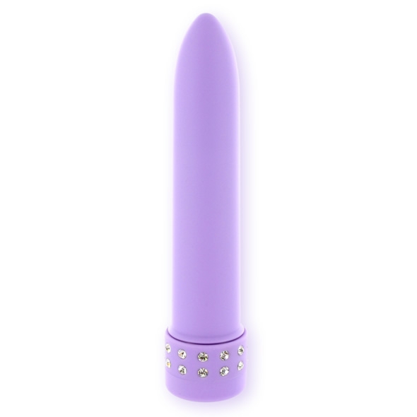 SexShop - Wibrator z diamentami - Diamond Silk Vibe Purple  - online