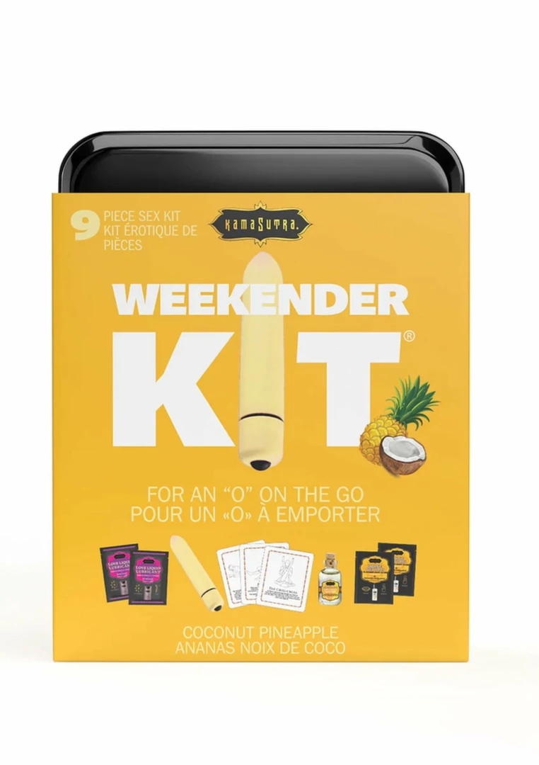 KamaSutra The Weekender Kit zestaw podrożny mini kosmetykow intymnych w eleganckim opakowaniu