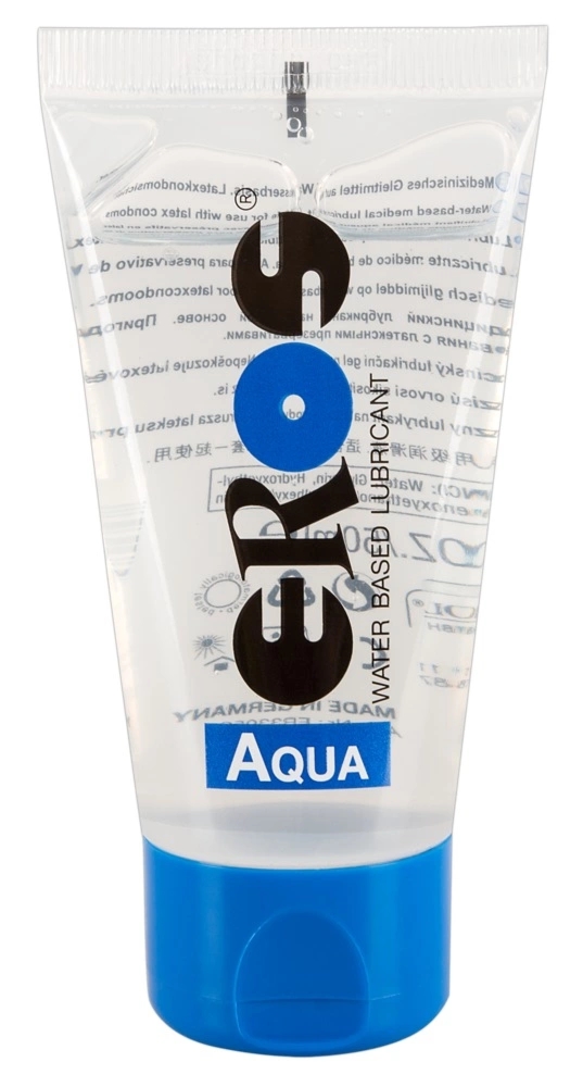 EROS Aqua żel nawilżający na bazie wody 50 ml – bezzapachowy, bez olejkow, do skóry wrażliwej