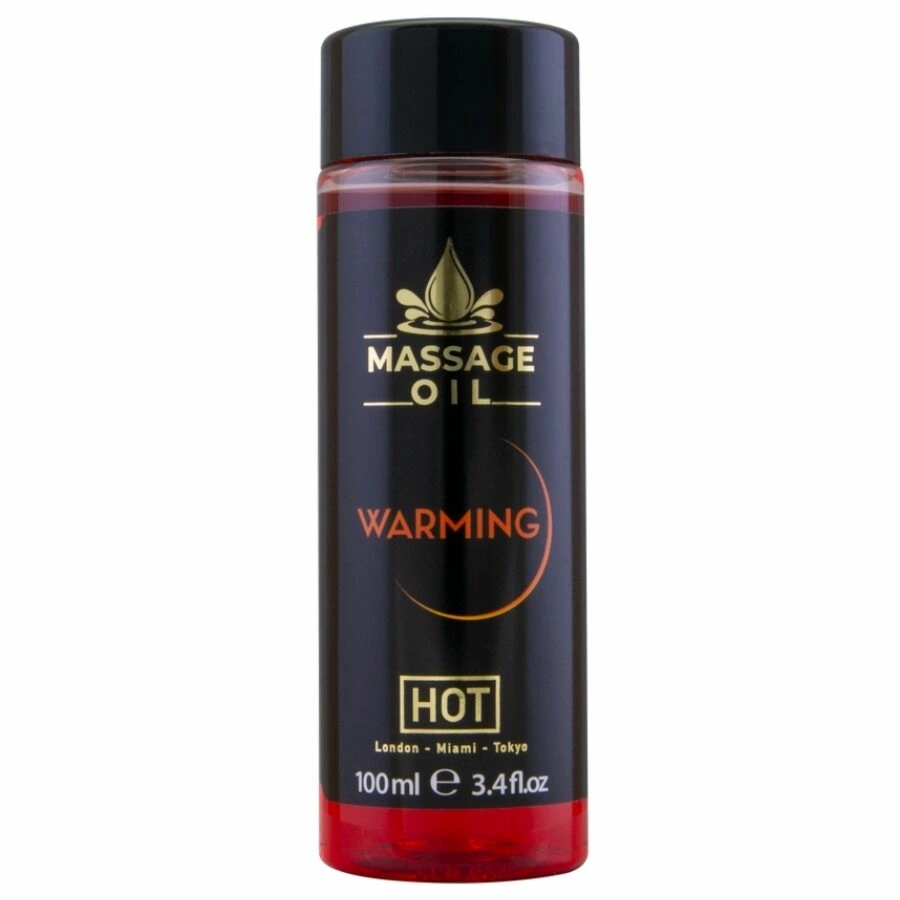 HOT Olejek do masażu rozgrzewający bezzapachowy 100 ml z witaminą E – intensywna pielęgnacja