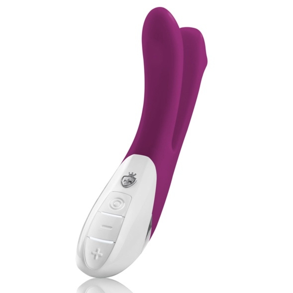SexShop - Wibrator podwójny - Mystim Bon Aparte Vibrator fioletowy - online