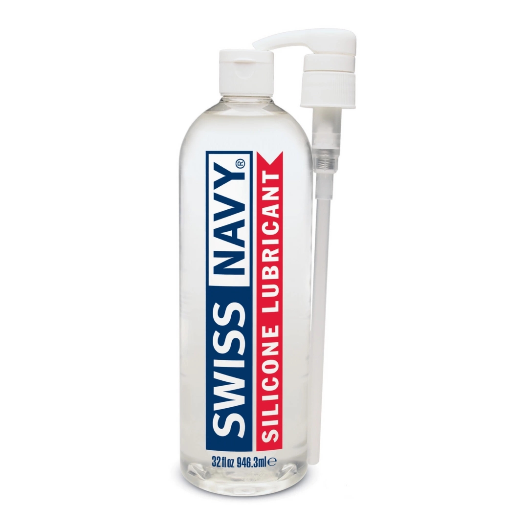 Swiss Navy Premium silikonowy środek poślizgowy 946 ml – z witaminą E, butelka z pompką