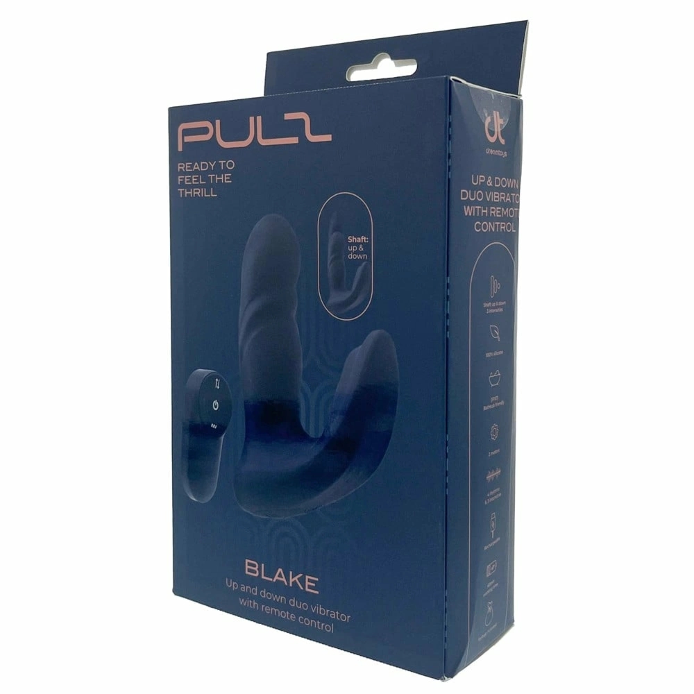 Pulz Blake Up & Down Duo Vibrator – silikonowy, pilot, wodoodporny, USB-C