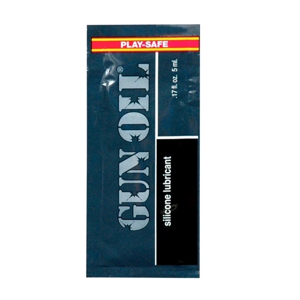 Gun Oil Silicone Lubricant 5ml silikonowy żel nawilżający w saszetce, witamina E, podróżny