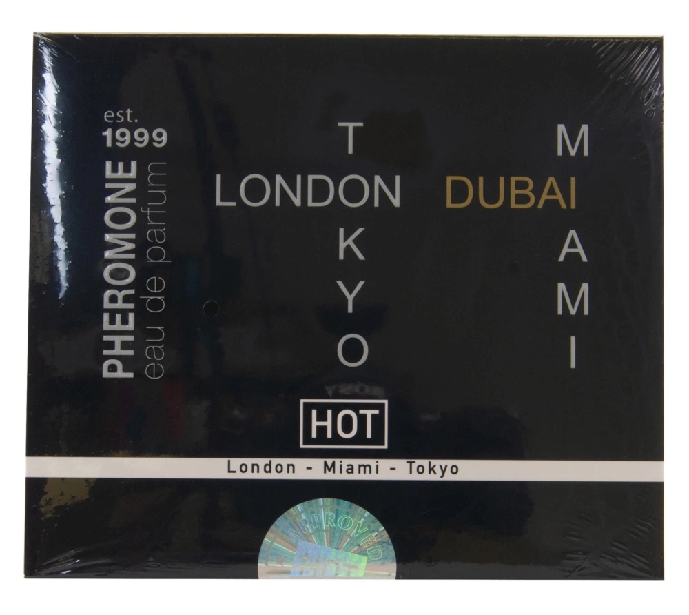 HOT Pheromone Perfume Tester Box Men 4x5ml Zestaw Męskich Zapachów z Feromonami