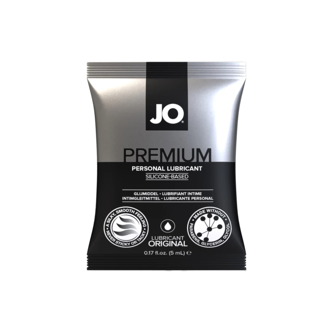 System JO Premium Silicone – silikonowy lubrykant, saszetka 5 ml, wodoodporny