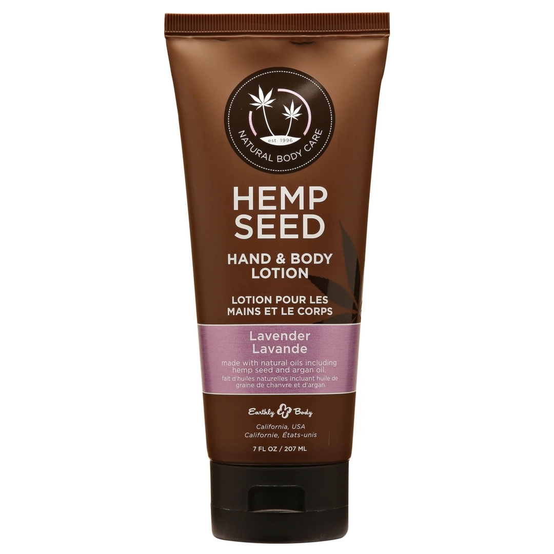 Earthly Body Balsam do rąk i ciała Lawenda 207 ml, nawilżający z olejem konopnym