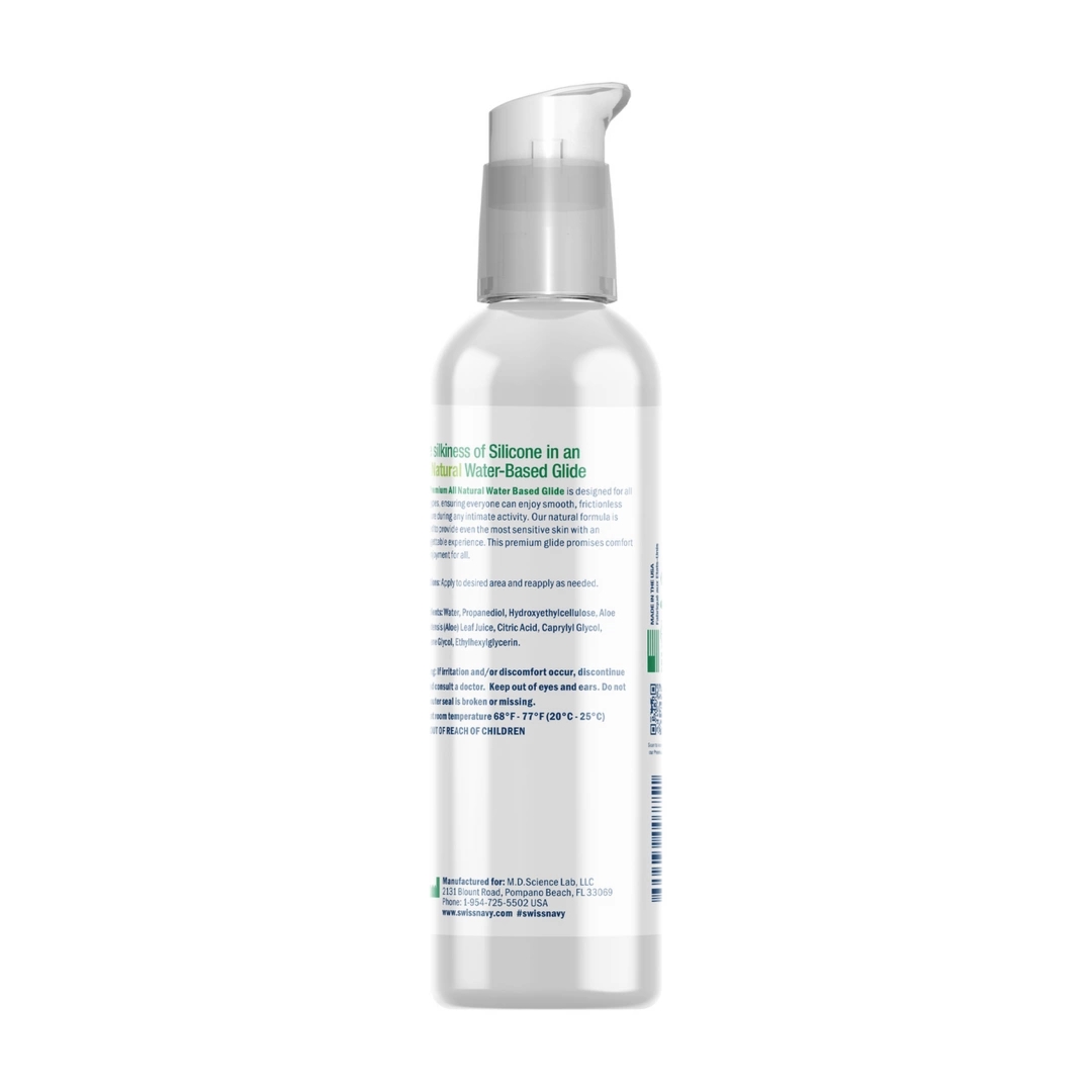 Swiss Navy Natural Lubricant 59 ml - Hipoalergiczny, aloesowy, wodny żel nawilżający