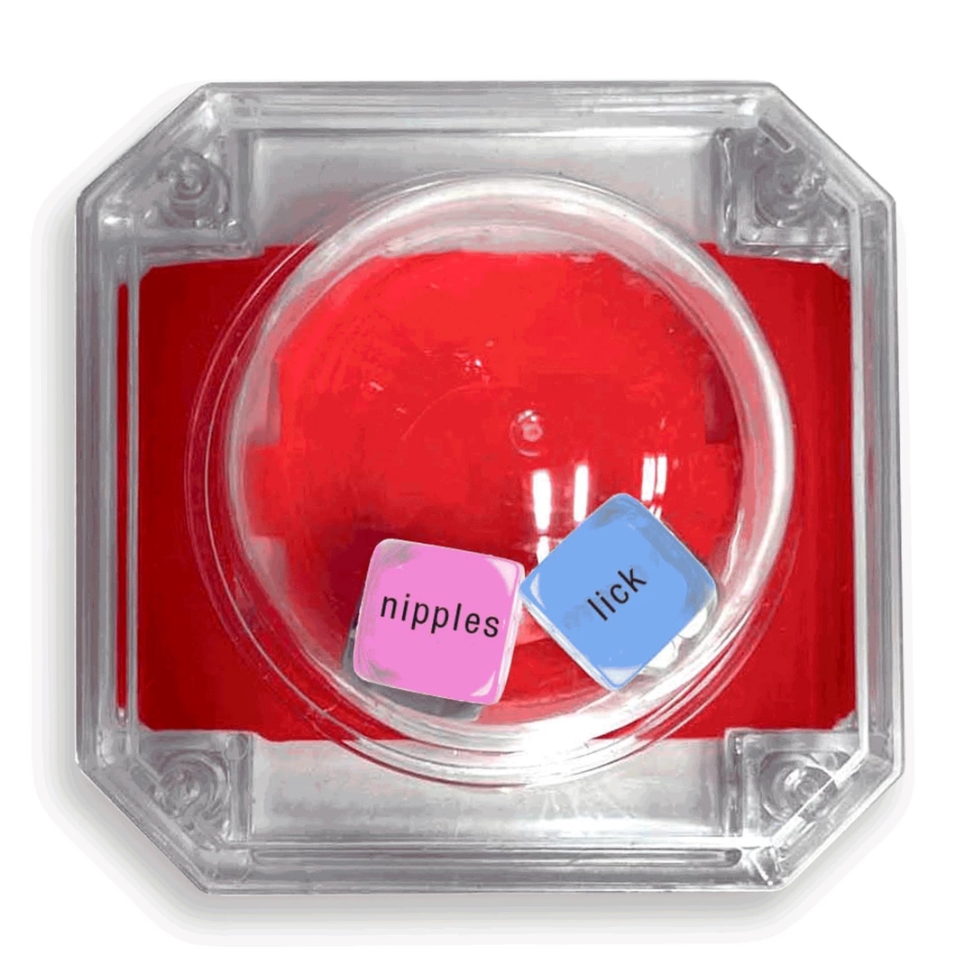 Little Genie Pop Up Dice – gra towarzyska dla par, 2 kostki, kompaktowy zestaw