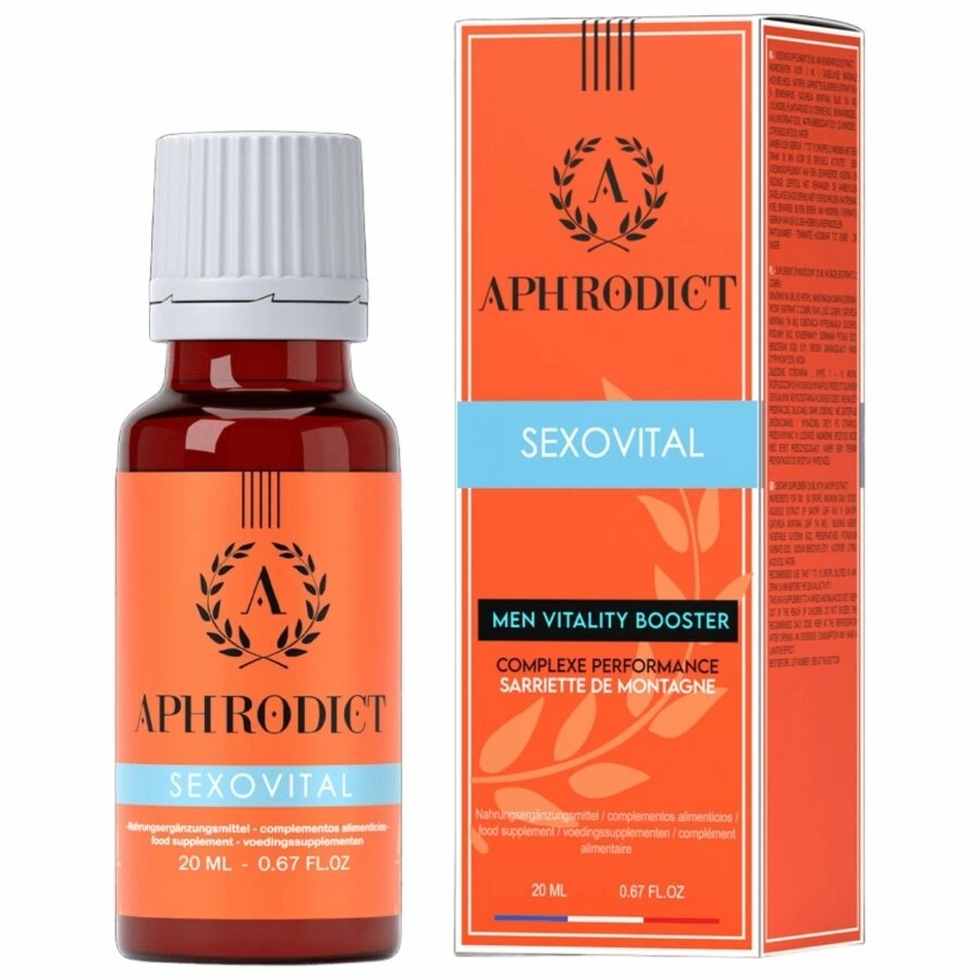 RUF Sexovital Spray Roślinny Suplement 20ml – mięta, imbir, cząber, wygodny spray