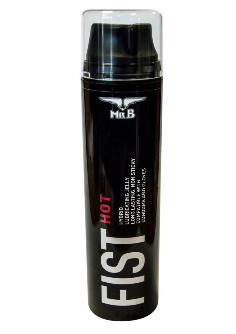 Mister B Fist Hot Lube 200 ml żel intymny hybrydowy rozgrzewający, wodno-silikonowy