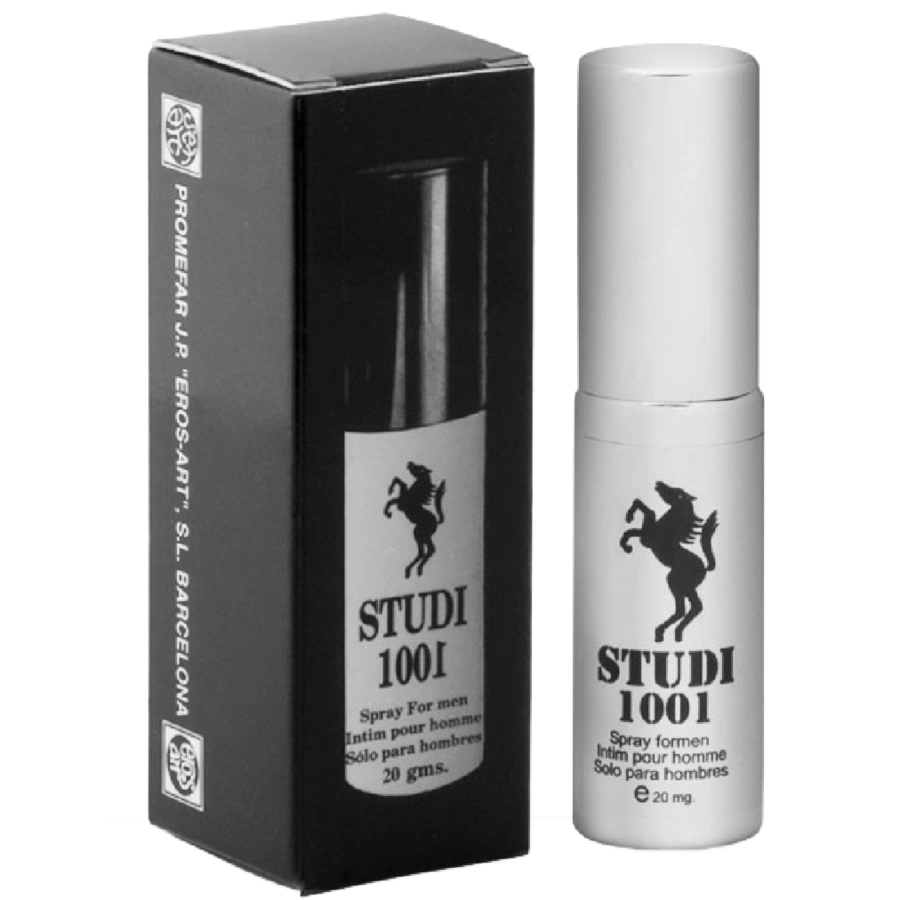 EROS-ART STUDI 1001 spray opoźniający 20 ml ekstrakty roślinne, wygodny atomizer