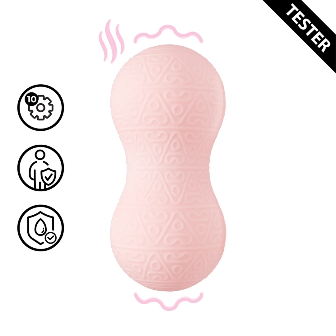 Loveline F1 Massager Pink – Masażer z podgrzewaniem i wibracjami, ergonomiczny Tester