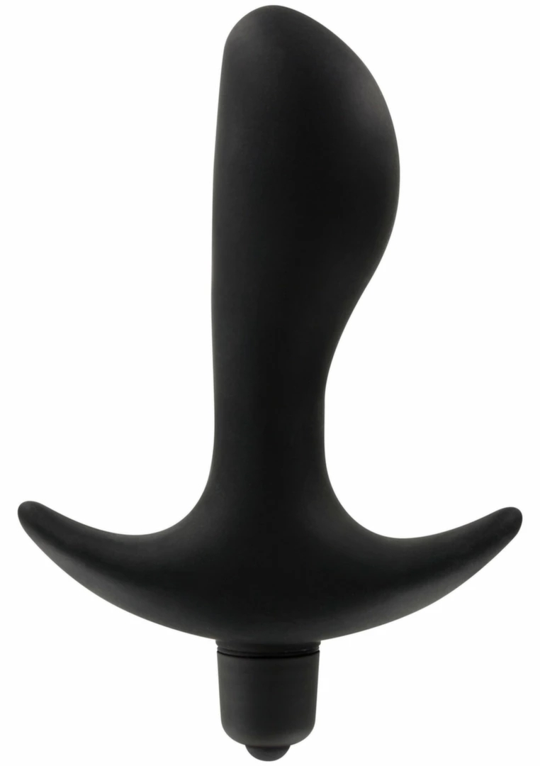 TOYJOY Private Dancer – silikonowy korek analny z wibracją, ergonomiczny, czarny